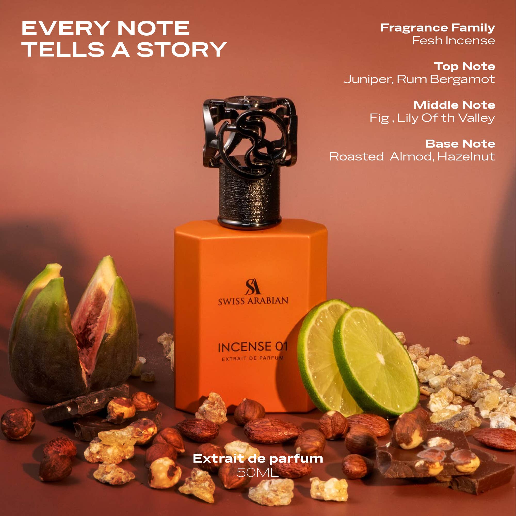 Swiss Arabian Incense 01 Extrait de Parfum · 1.7 oz / 50 ml