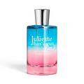 CRYOGEAR Juliette Has A Gun Miami Shake perfume bottle with a blue and pink gradient glass design and silver cap.