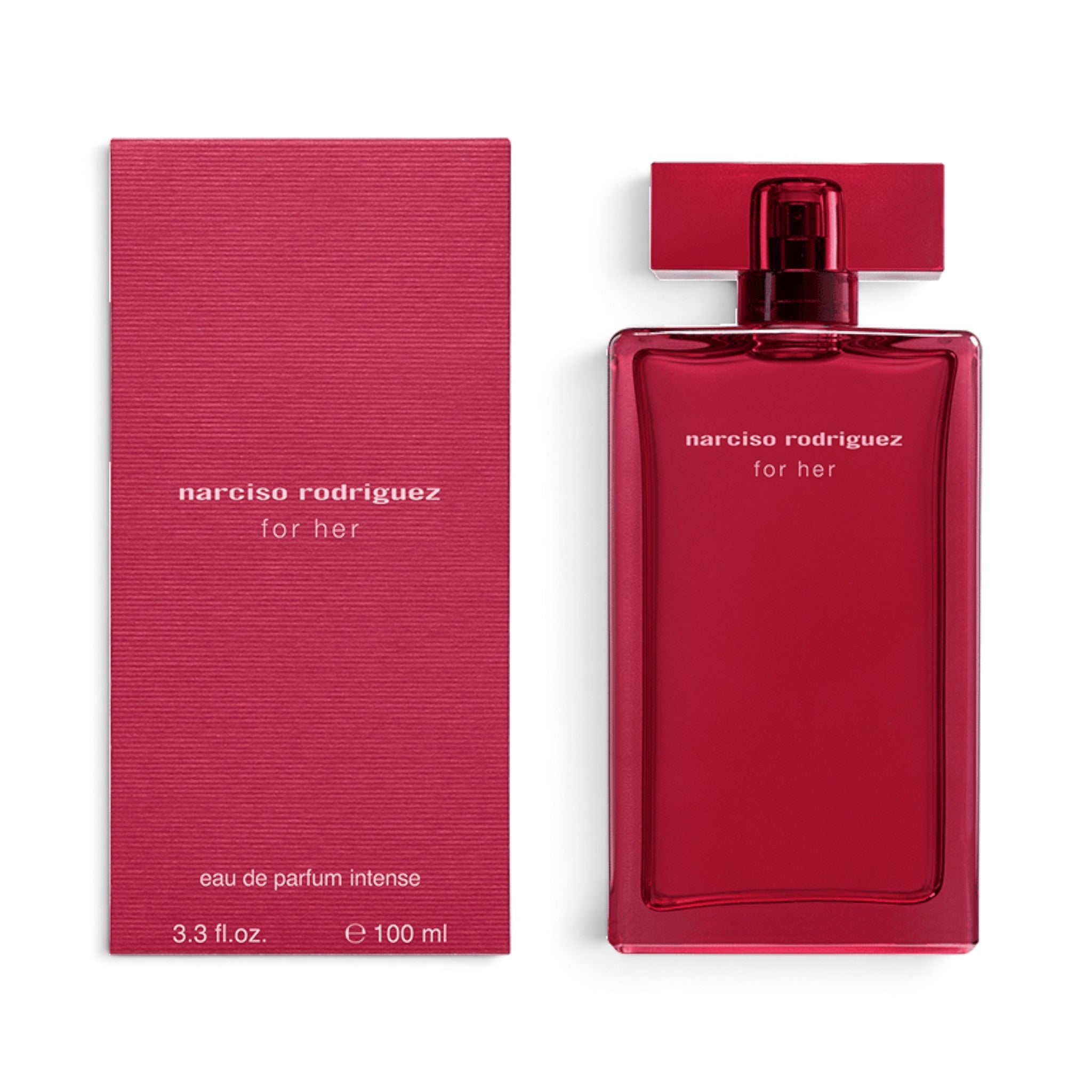 Narciso Rodriguez for her Eau de Parfum Intense 100 ml — sealed bottle and box