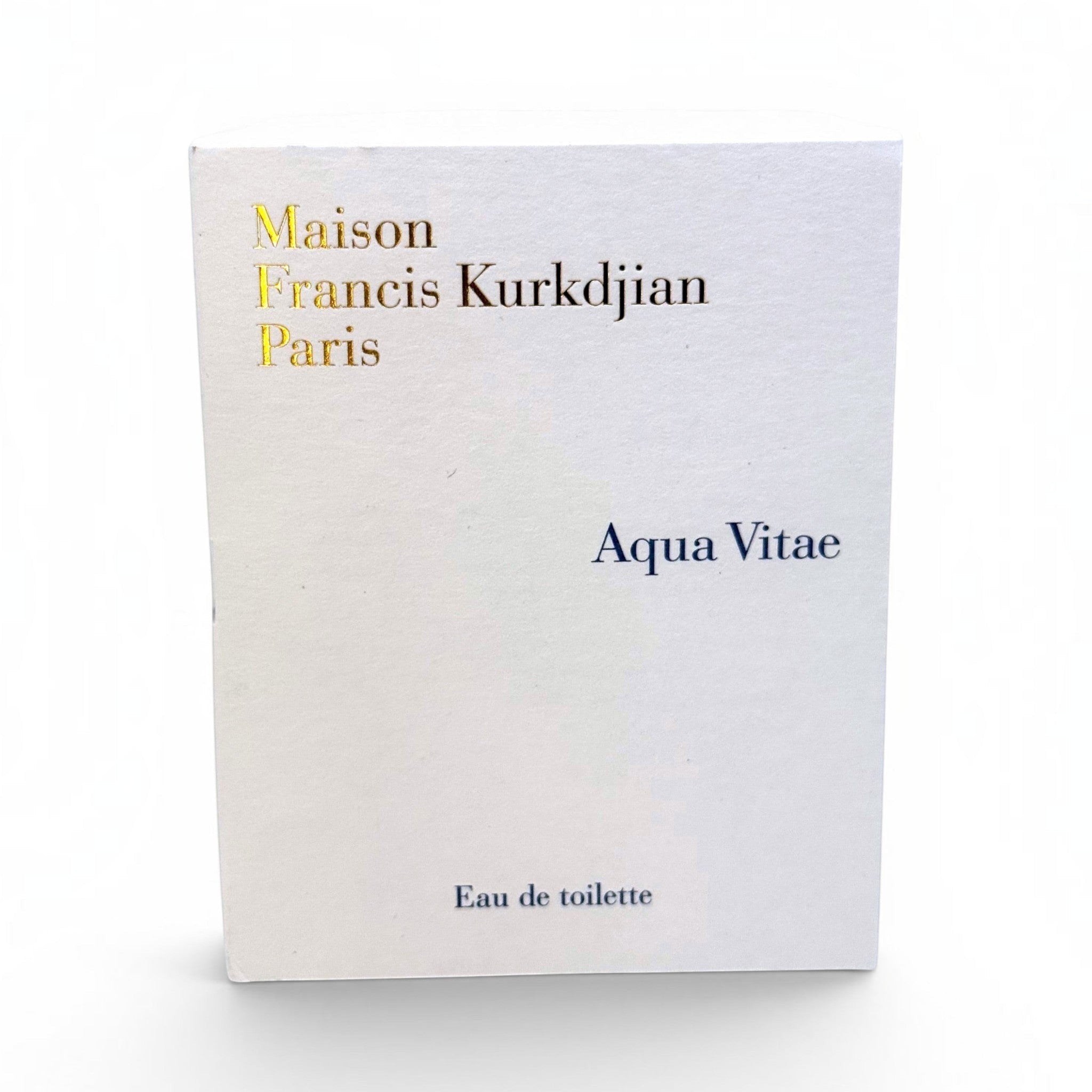 MFK Aqua Vitae sample card