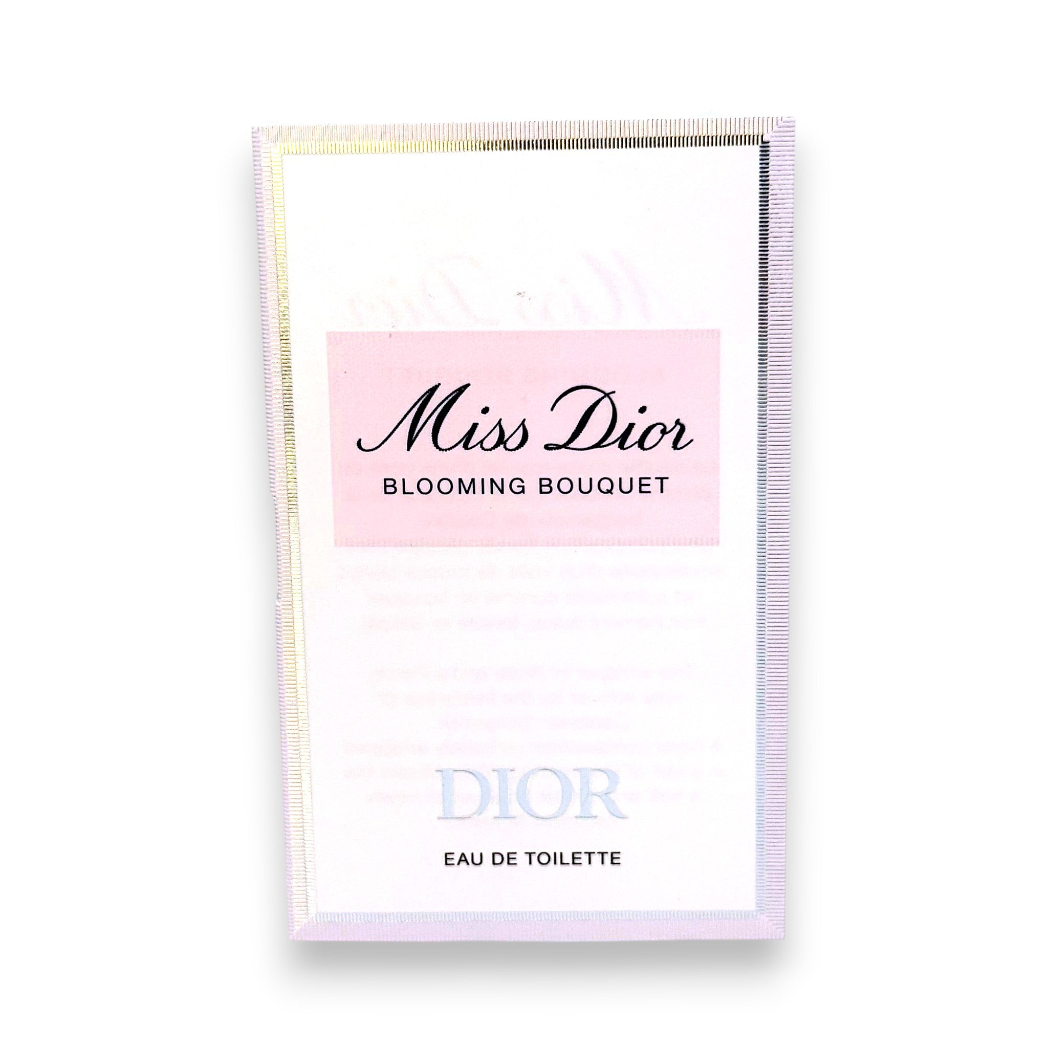 Dior Miss Dior Blooming Bouquet genuine sample card