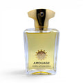 Amouage Jubilation XXV Man source bottle — clear flacon with gold cap