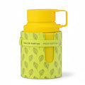 CRYOGEAR Armaf Odyssey Limoni Fresh Edition 60ml perfume bottle with a yellow cap and lime green leaf-pattern sleeve.