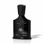 CRYOGEAR Creed Absolu Aventus 75ml fragrance bottle in sleek black glass with embossed logo on white background