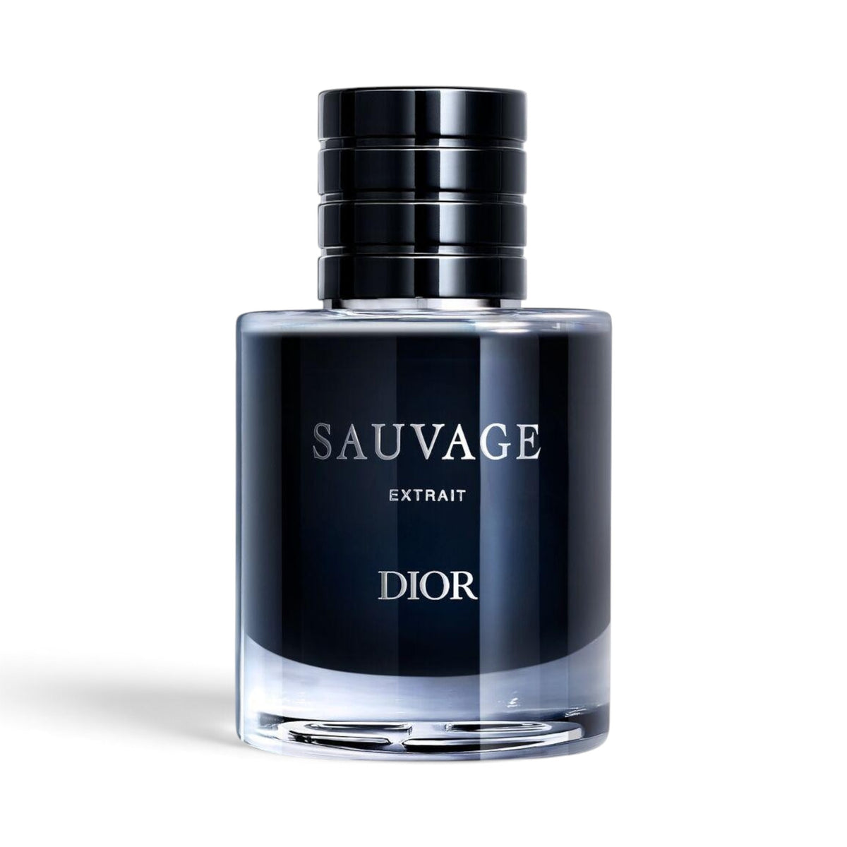 CRYOGEAR Dior Sauvage Extrait woody aromatic fragrance in a dark glass bottle with a black cap
