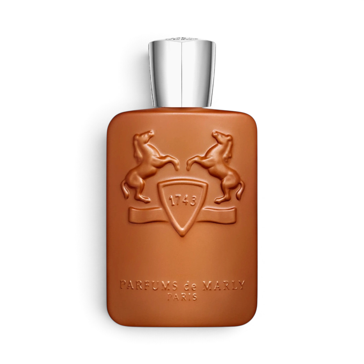 CRYOGEAR Parfums de Marly Althaïr eau de parfum in a brown bottle with embossed horse logo and silver cap