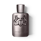 CRYOGEAR Parfums de Marly Herod eau de parfum bottle in a metallic dark grey finish with embossed horse logo