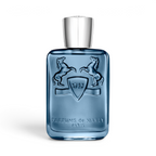 CRYOGEAR decant of Parfums de Marly Sedley Eau de Parfum in a blue glass bottle with a silver cap