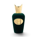 CRYOGEAR Sospiro Vibrato eau de parfum in a signature dark green velvet bottle with a gold cap and oval logo plate.