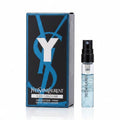 CRYOGEAR Yves Saint Laurent Y Iced Cologne 1.2ml sample vial with branded blue and black display card