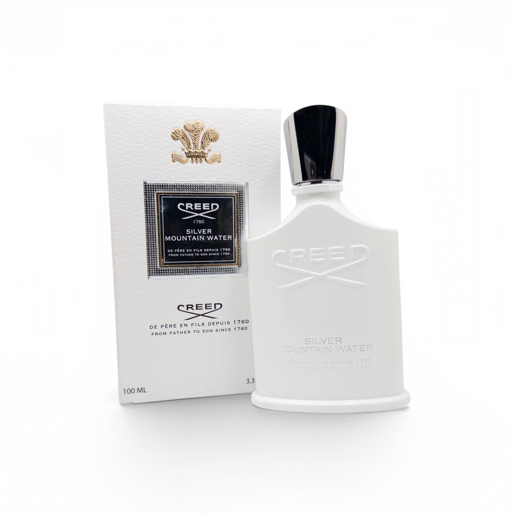Creed Silver Mountain Water Eau de Parfum bottle with box