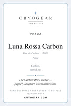 Prada Luna Rossa Carbon EDP scent card front