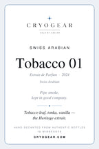 Swiss Arabian Tobacco 01 Extrait de Parfum · Decant