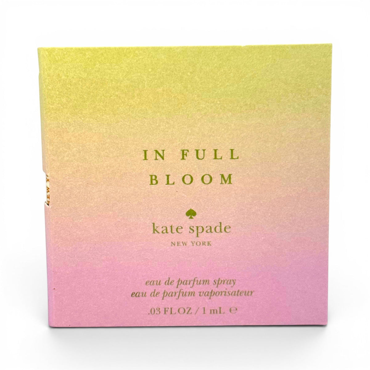 Kate Spade In Full Bloom Eau de Parfum discovery vial 1 ml