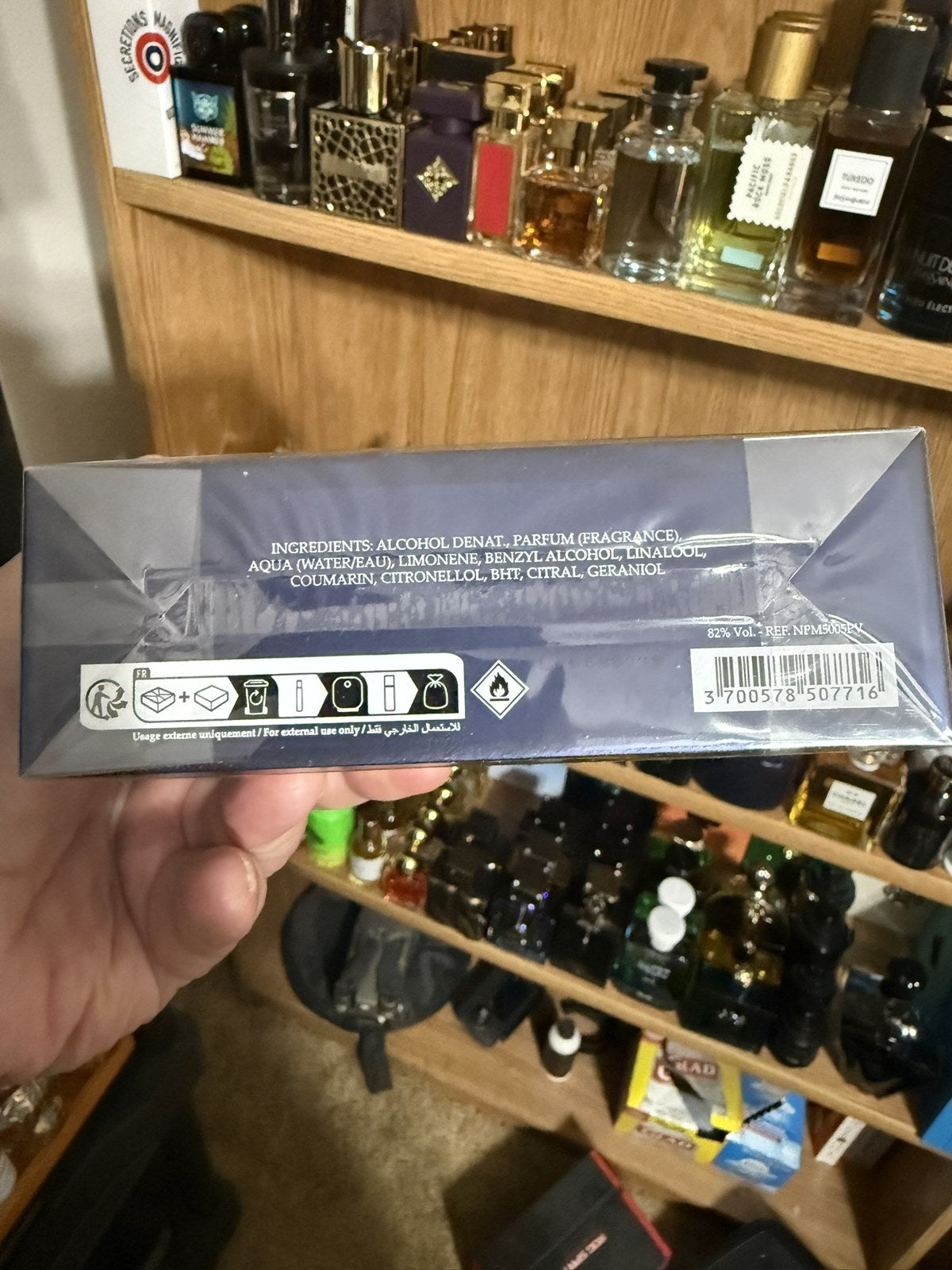 Parfums de Marly Layton Travel Set sealed box, bottom with barcode