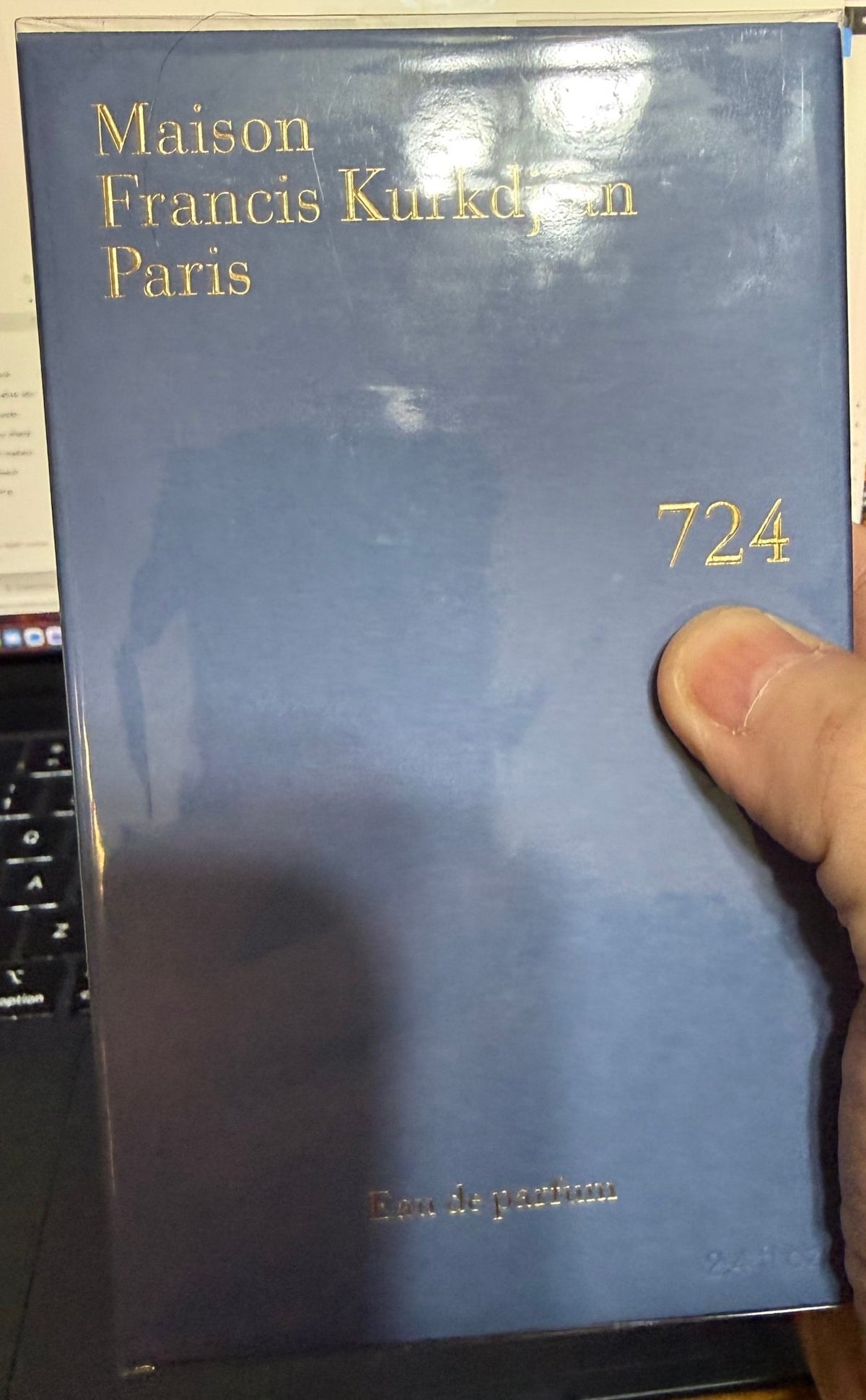 Maison Francis Kurkdjian 724 Eau de Parfum sealed box, front