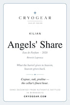 Kilian Angels' Share scent card — front
