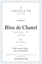 Bleu de Chanel Eau de Parfum scent card — front