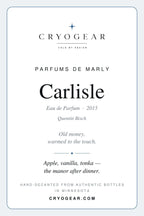 Parfums de Marly Carlisle scent card — front
