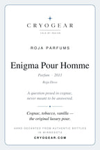Roja Parfums Enigma pour Homme scent card — front