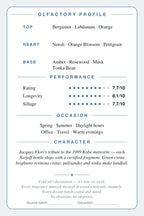 Kobe scent card — olfactory profile
