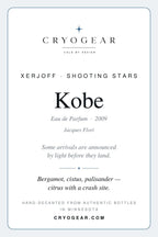 Kobe scent card — front