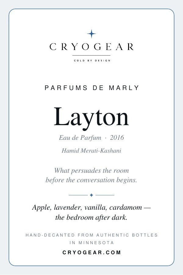 Layton scent card — front