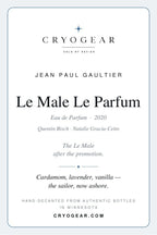 Le Male Le Parfum scent card — front