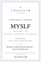 MYSLF scent card — front
