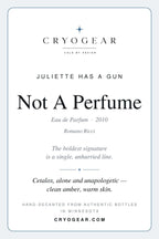 Not A Perfume scent card — front