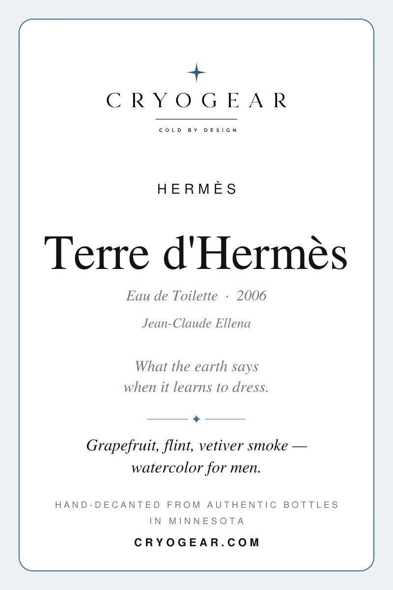 Hermes Terre d'Hermes EDT scent card — front