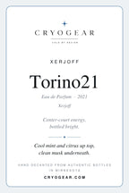 Xerjoff Torino21 scent card — front