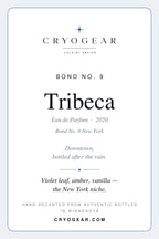 Cryogear scent card front — Tribeca
