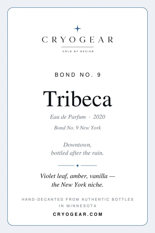 Cryogear scent card front — Tribeca