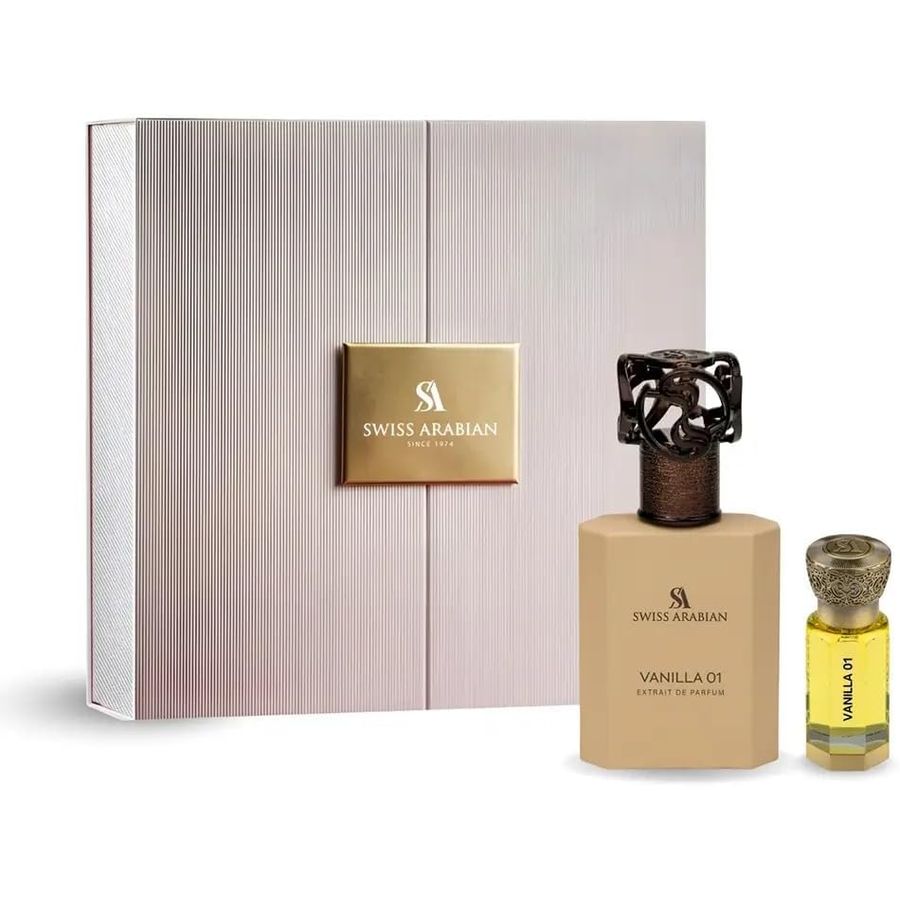 Swiss Arabian Vanilla 01 luxury gift set, perfume and oil
